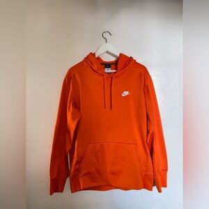 Nike Therma-FIT Orange Hoodie – Size Medium (Warm, Read Description)